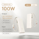 Baseus 25000mAh portable power bank 145W fast charging