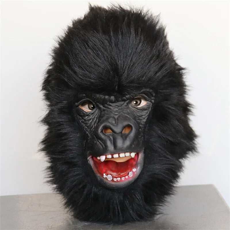 Adult King Kong Cosplay Costume Gorilla Mascot Plush Cartoon Doll Clothing Animal Carnival Party Advertising Performance Outfit