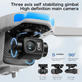 Lenovo S-X1 MAX GPS Drone 3-Axis Gimbal 8K Camera 5000m FPV Foldable Drone with LCD Remote Screen 3 Batteries Professional UAV