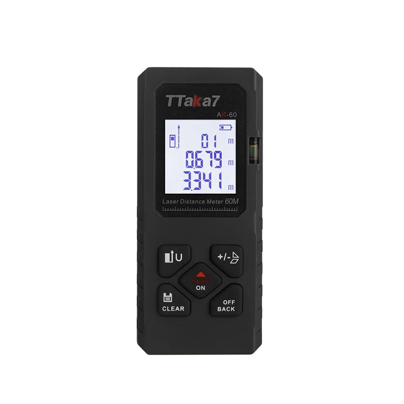 Portable Handheld Laser Rangefinder Tool (USB rechargeable) 40M/60M Mini Intelligent Laser Rangefinder Measuring infrared rangef