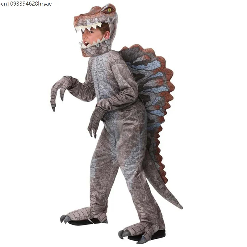 2025 New T-Rex Dilophosaurus Boy Halloween Outfit Triceratops Onesie Outfit Child Spinosaurus Dinosaur Costume