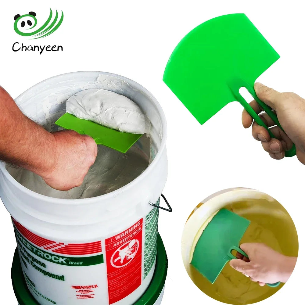 1Pc Curved Bucket Scoop Putty Knife Scraper Spackle Paint for Drywall Finishing Plaster Scraping Decals Patch Construction Tools