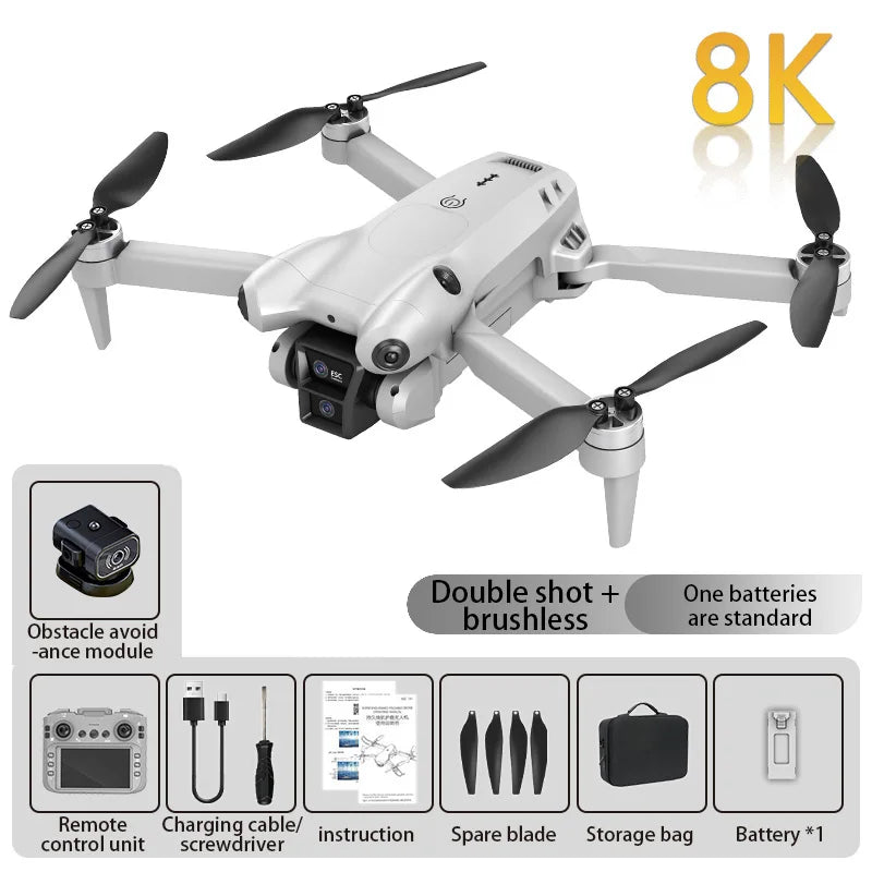 Brushless Intelligent Positioning Drone Remote Control With Screen Quadcopter Aerial Photography Remote Control Aircraft