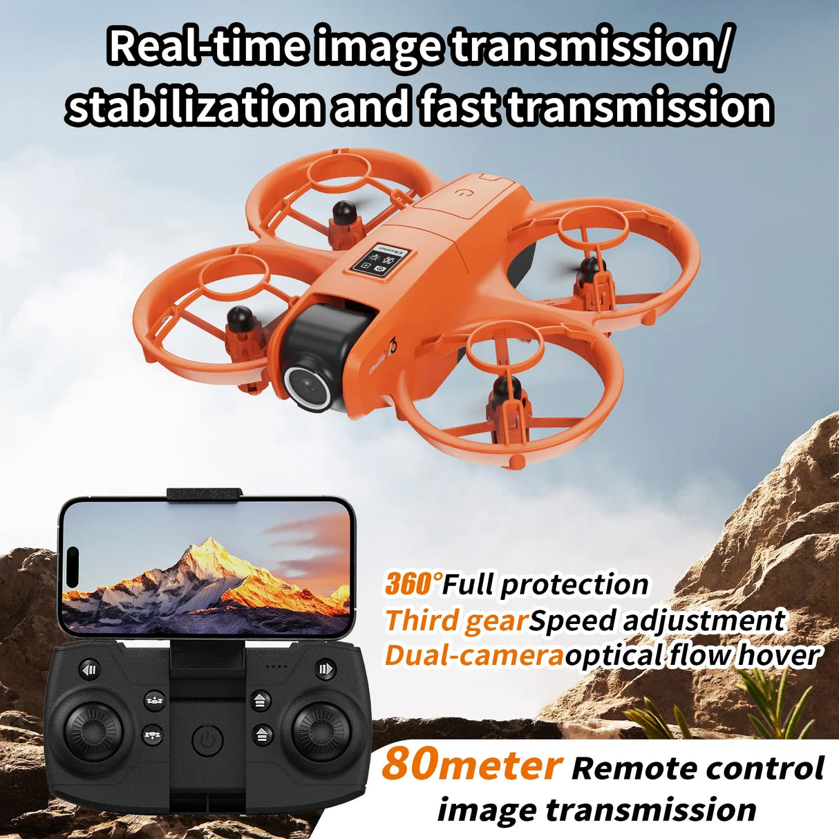 YL3 Drone Screen Control Aerial Drone High Definition Dual Camera Remote Control Aircraft Aviation Folding Quadcopter Kid Gift