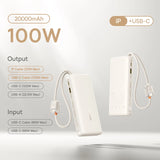 Baseus 25000mAh portable power bank 145W fast charging