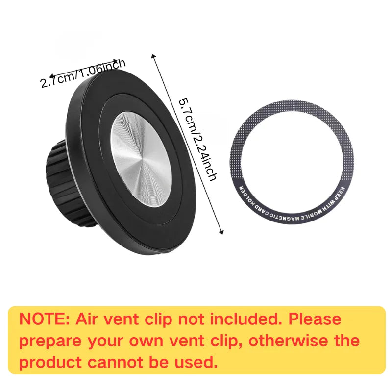 For MagSafe Car Mount Accessories Universal Magnetic Car Phone Holder Parts Suitable for 17mm Ball Head Base Magnet Brackets