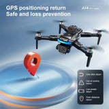 Upgrade A14 Pro Max Drone Aerial 8K HD Dual-Camera 5G WIFI GPS Brushless Motor Optical Flow Obstacle Avoidance RC Drone 10000M