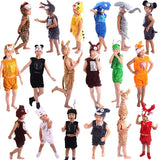 Boy Girls Children Animal Costume Cosplay Performance Props Clothing Grasshopper Mantis Bear Kangaroo Panda Squirrel Elephant