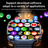 New Large Screen Smartwatch 4G/5G Android 10.0 AMOLED 2.4 inch 900W Pull-out Swivel Camera WIFI GPS Smart watch 16GB+256GB RAM