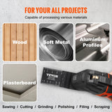 SucceBuy 50PCS Oscillating Saw Blades Universal Release Dewalt Multitool Blades for Wood Cutting Plastic Renovator Power Tool