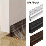 28/50mm Height Door Bottom Weatherstripping Windproof Dust Insect Prevention Self-Adhesive Triple-Thickening Window Seal Strip