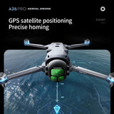 Lenovo A26 Pro FPV Drone 4K HD Triple Camera Brushless Motor Obstacle Avoidance Foldable RC Quadcopter 4K With Carrying Case