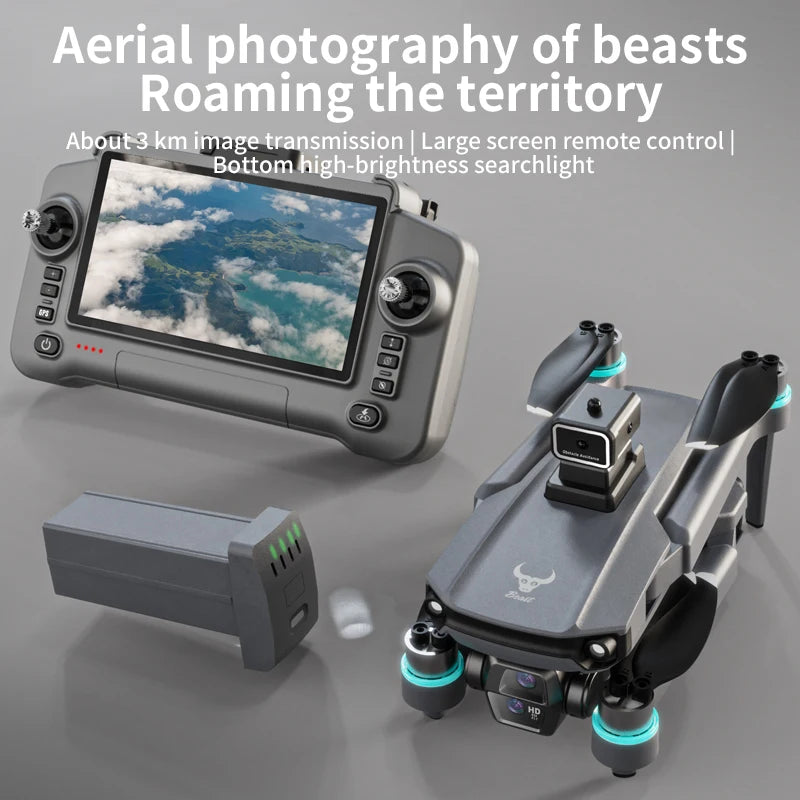 GPS Drone with Touch Screen EIS Camera Anti-shake 8K Aerial Brushless Drones 5G GPS 8K HD Cameras Large UAV Dron RC Quadcopter