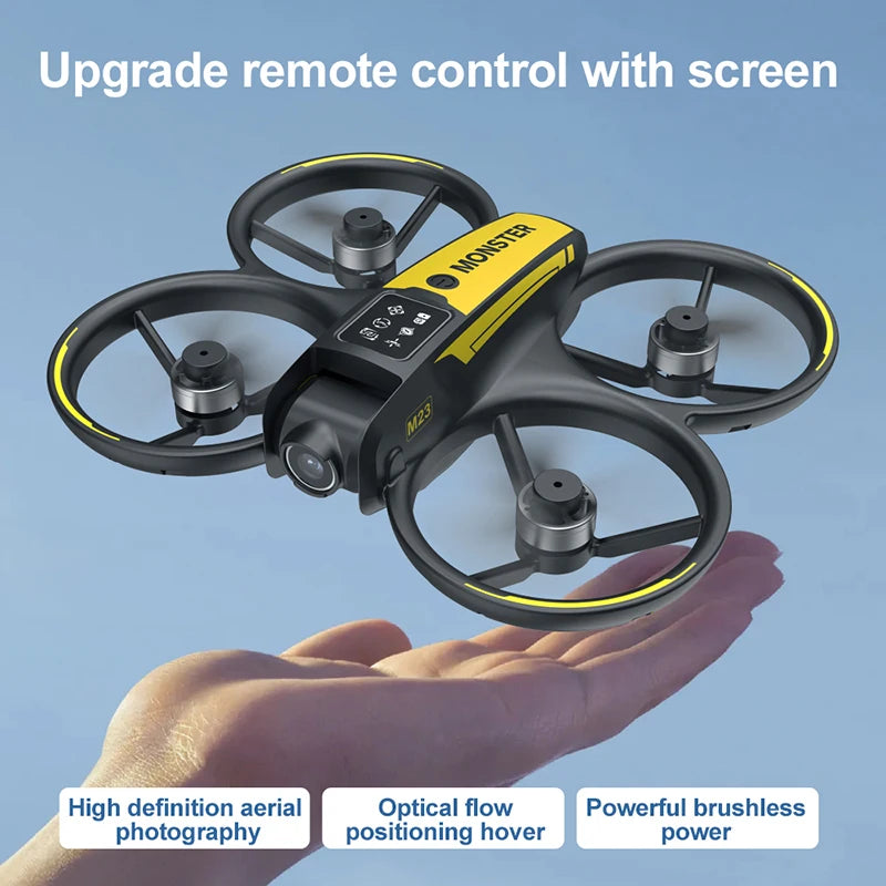 New M23 Drone 8K HD Dual Camera Aerial Photography 5G WIFI GPS Brushless Motor Optical Flow Obstacle Avoidance 3 Battery UAV