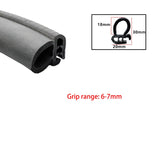 1/3meter Door Edge Guard Rubber Sealing Strip U Type Hardwearing Car Ship Dustproof Trim Soundproofing Waterproof Sealings Parts