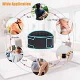 Near Infrared&Red Light Therapy Wrap Belt 660nm&850nm for Body Pain Relief Wearable Pad for Waist Back Stomach Muscle Beauty