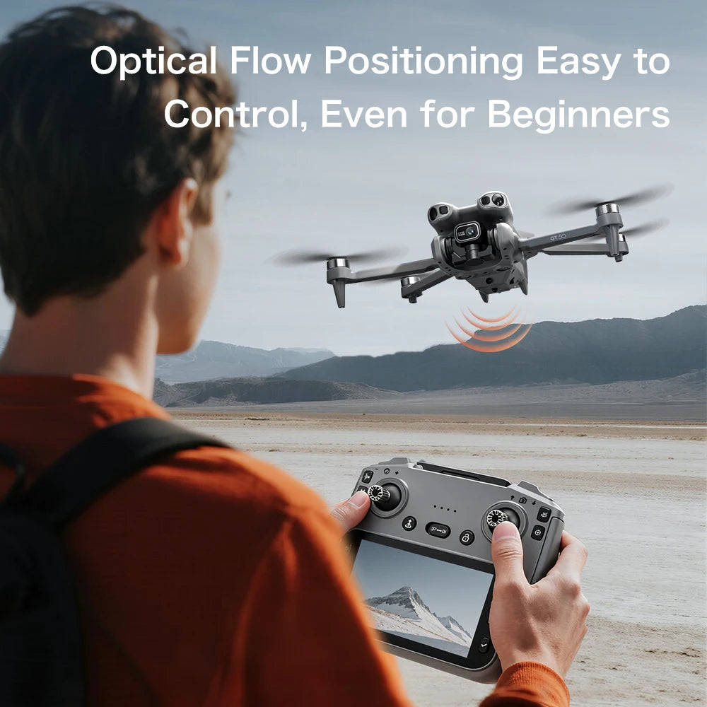 Lenovo Original GT50 Drone 8K HD Dual Camer With Photoable screen RC Brushless Motors Obstacle Avoidance Foldable Quadcopter toy