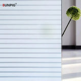 Privacy Window Film Sun Protection UV Blocking Self-adhesive Film for Home Frosted Opaque Stained Glass Sticker Heat Control