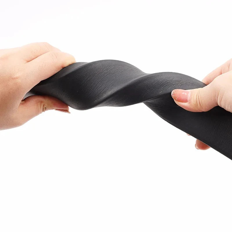 Rubber Self Adhesive Sponge Seal Strip Single Sided Adhesive EVA Black Foam Anti-collision Seal Gasket Width10-30mm Thick 2-20mm