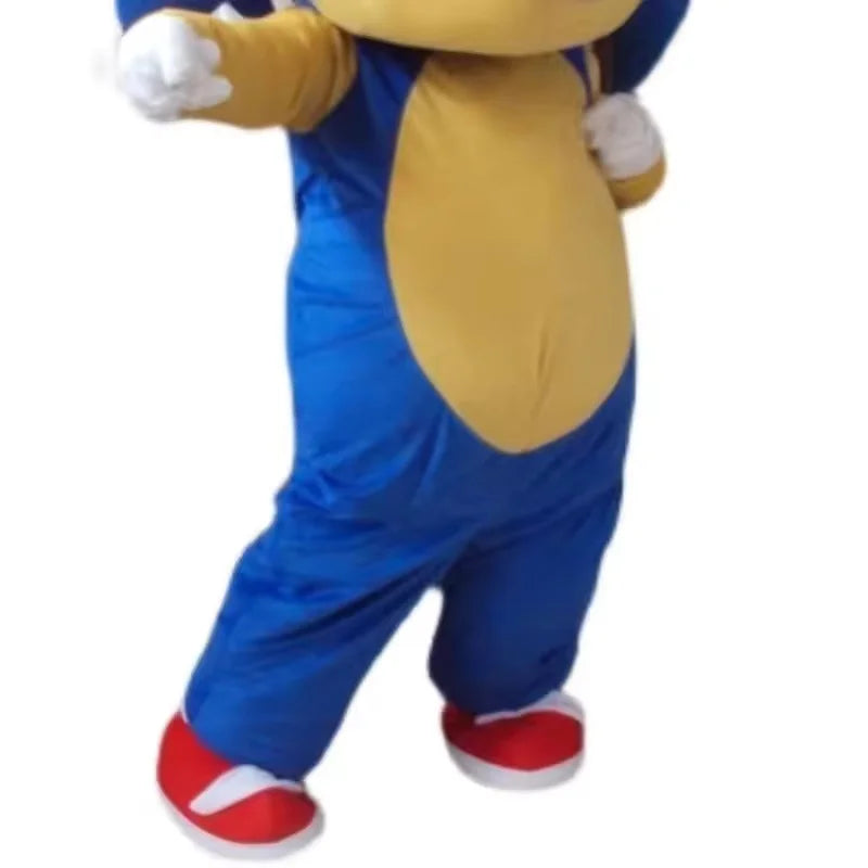 Cartoon Sonics Cosplay Furry Cute Hedgehog Mascot Costume Animal Carnival Stage Show Perform Props Birthday Gifts For Child