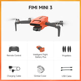 FIMI MINI 3 SE New Drone Hybrid 3-Axis Gimbal 4K 30fps 9km Range 245g Ultralight Design 12MP Smart Tracking Mini Pro GPS Drone