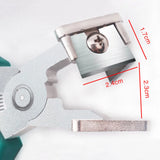 V-shaped Rubber Strip Scissors 90° Sealing Strip Plier 7'' Right Angle Rubber Plastic Shears Door Window Installation Hand Tool