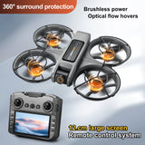 2026 New S156 Quadcopter Aircraft Drone 8K Professional Camera Drone 5G WIFI FPV 4.5 Inch Large Screen Remote Control RC Dron