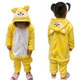 Cartoon Kigurumi For Children Kids' Animal Onesie Pyjamas Dog Wolf Dragon Dinosaur Halloween Carnival One-piece Costume Homewear