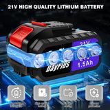 21V Cordless Drill,Electric Screwdriver Tools Kit with 25+1 Torque Setting,2 Variable Speed,29PCS Accessories,LED Work Light