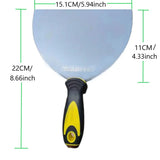 15 in 1 Putty Knife Multi Use Stainless Steel Paint Scraper Removal Construction Tool for Wallpaper Can Opener Home DIY