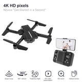 Black K11 Mini Finger Drone Pocket 4k Movie Lens RTF Foldable Brushless Quadcopter Wide Angle Anti Shake Camera Beauty Effect