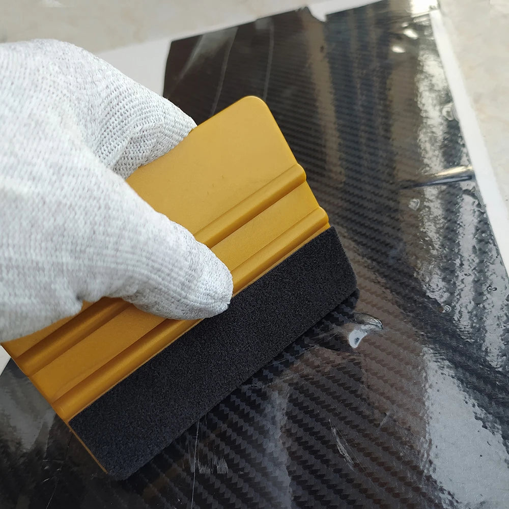 10PCS Carbon Fiber Sticker Install Plastic Scraper Window Tint Tools Vinyl Car Film Wrapping Squeegee