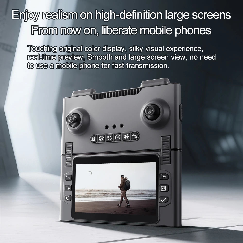 2025 New M66 Drone HD Folding Remote Control With Camera And Screen 5G FPV Camera Quadcopter Brushless Motor RC Quadcopter