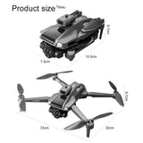 New M66 Triple Battery Brushless Drone with Screen Remote – Gesture Control, Zoom Photography, Smart Obstacle Avoidance