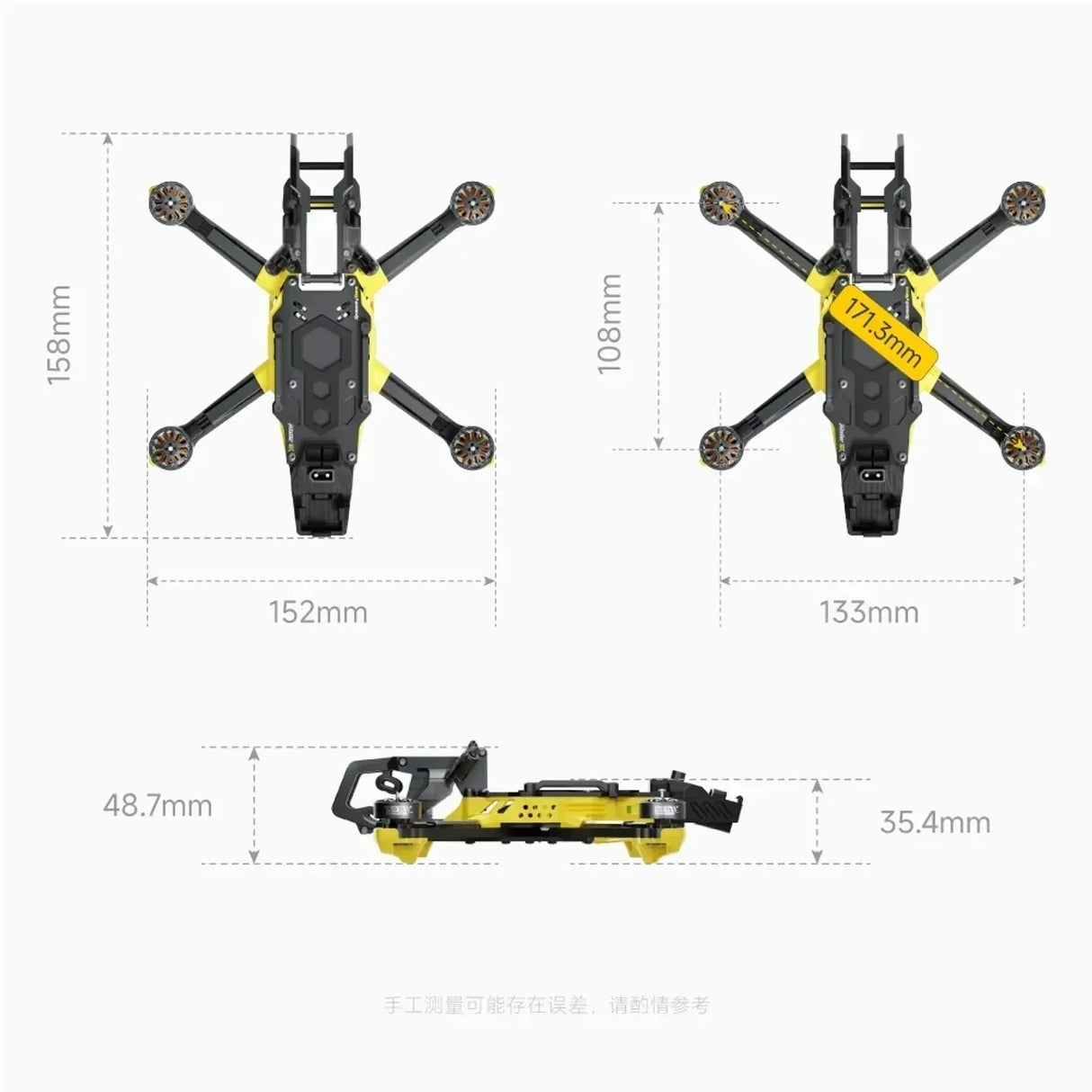 SpeedyBee Master 3X Modular O4 Pro HD Digital VTX FPV Drone for Freestyle Racing and Long Range