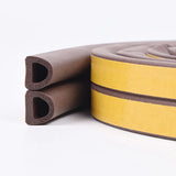 5Meters DIPE Self-Adhesive Door And Window Sealing Strip Glass Window Anti-Collision Rubber Strip Foam Sound Insulation Strip