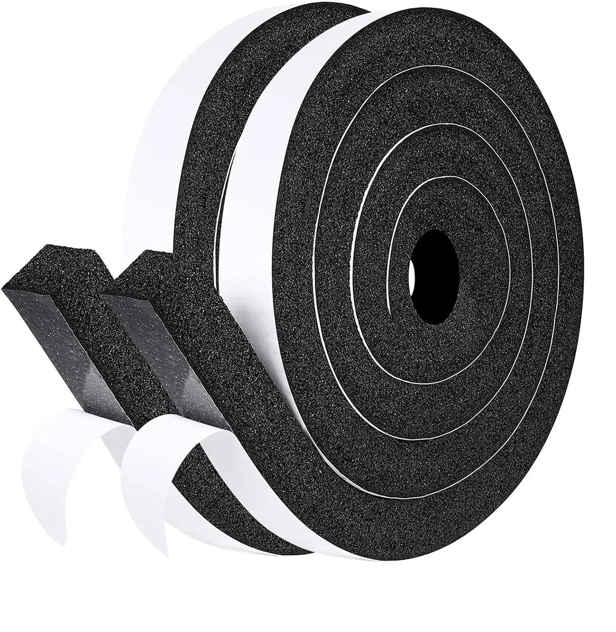 2/60M Anti-collision Sealing Strips Self-Adhesive Sponge Sealing Strip Window Door Home Dustproof Draught Insulation Foam Tapes