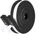 2/60M Anti-collision Sealing Strips Self-Adhesive Sponge Sealing Strip Window Door Home Dustproof Draught Insulation Foam Tapes