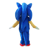 Blue Sonics Mascot Costume Holiday Celebration Fancy Dress Birthday Party Cartoon Anime Dog Adult Performance Outfit Christmas
