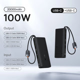 Baseus 25000mAh portable power bank 145W fast charging