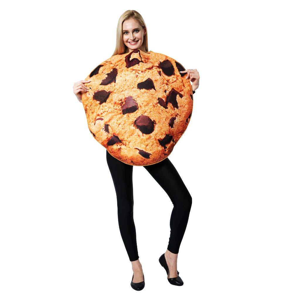 Funny Adult Kids Cookies And Milk Costume Halloween Costume For Couple Men Milk Costume Women Cookies Cosplay Performance Props