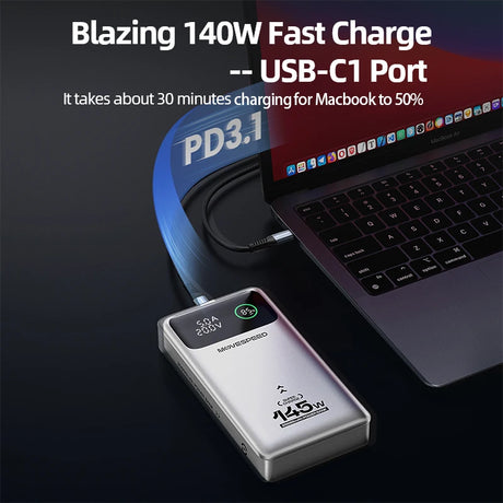 MOVESPEED 25000mAh portable power bank 140W fast charging