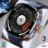 5G/4G Smart Watch 2.40 inch AMOLED 900W Camera HD Video Call 2100mah Battery GPS WIFI Google APPS Download Smartwatch Android 10