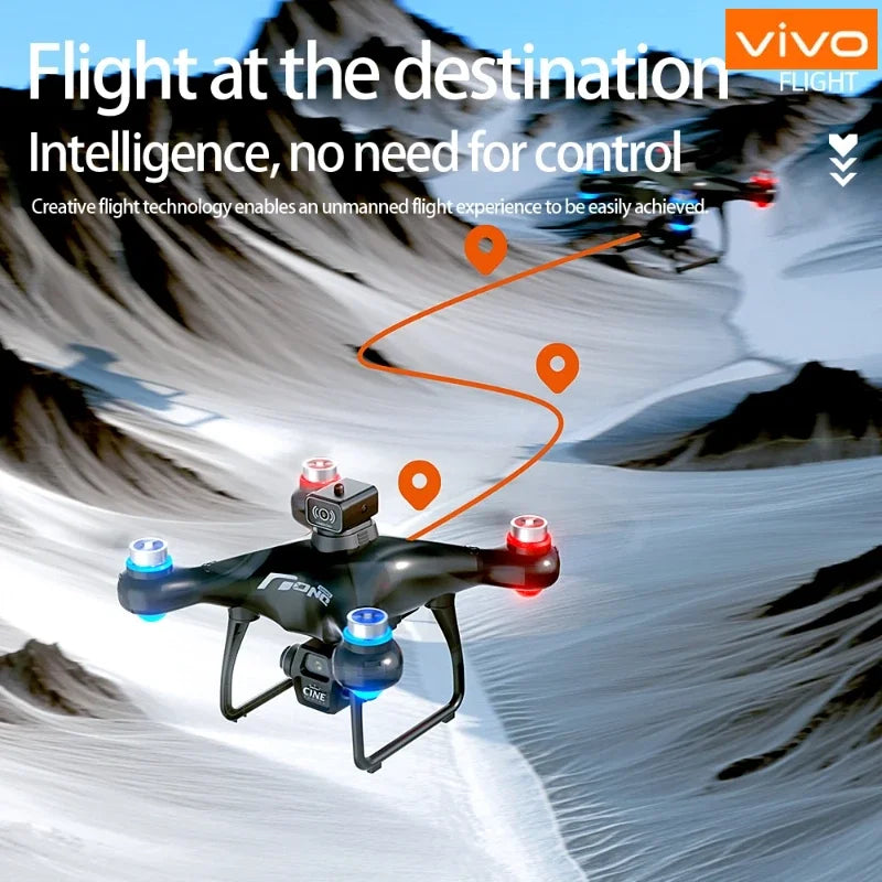 ZFR E55 Drone Mini Dual Camera 8K Aerial HD Profesional Helicopter GPS Positioning Avoidance Bushless Motor Drone UAV
