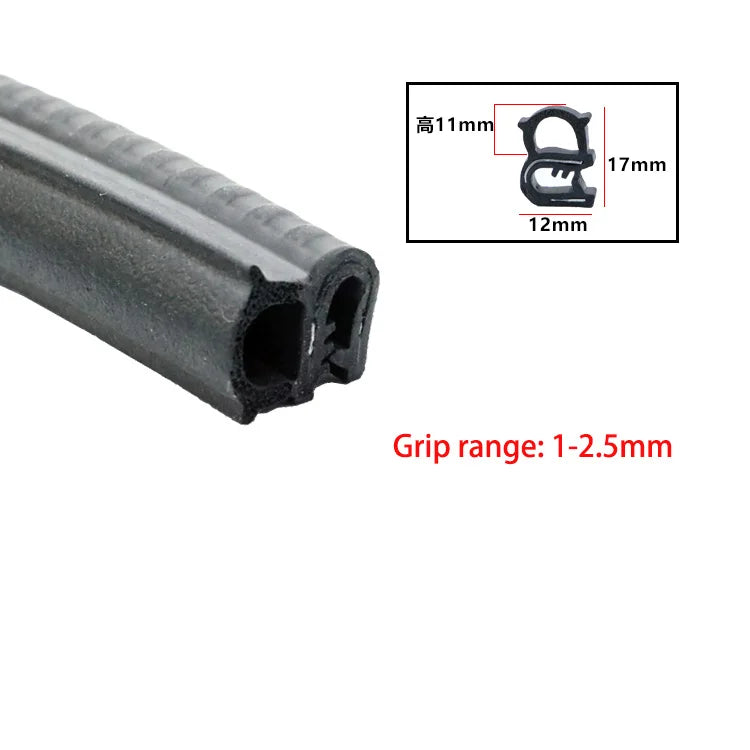 1/3meter Door Edge Guard Rubber Sealing Strip U Type Hardwearing Car Ship Dustproof Trim Soundproofing Waterproof Sealings Parts