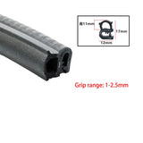 1/3meter Door Edge Guard Rubber Sealing Strip U Type Hardwearing Car Ship Dustproof Trim Soundproofing Waterproof Sealings Parts