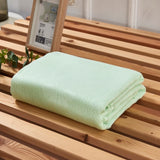 100% Bamboo Fiber Summer Blanket Pure Natural Plant Soft Skin-friendly Summer Duvet Breathable Jacquard Cooling Blanket Quilt