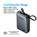 Xiaomi 20000mAh portable power bank 45W fast charging