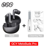 QCY MeloBuds Pro ANC Bluetooth 5.3 Earphones Wireless 46dB Hybrid ANC Hi-Res LDAC Earbuds 6 Mic Headphones 34H In-Ear Detection