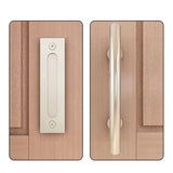 Grain Barn Door Circular Door Handle Sliding Door Display Window Double-Sided Circular Pipe Carbon Steel Handle Hardware Accesso
